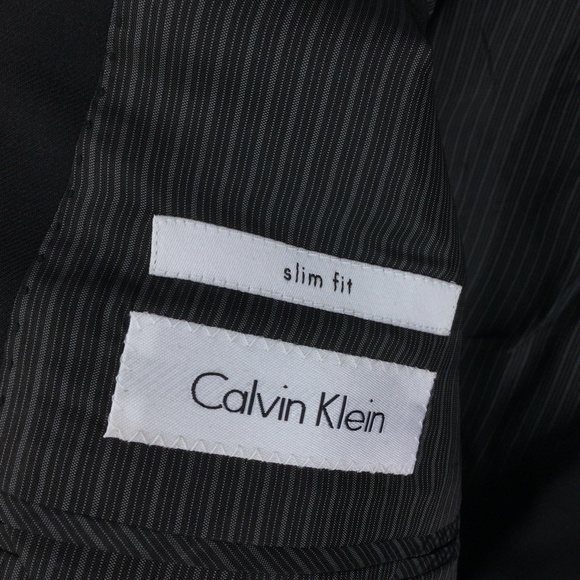 Calvin Klein Wool Black Suit Jacket - Picture 5 of 5